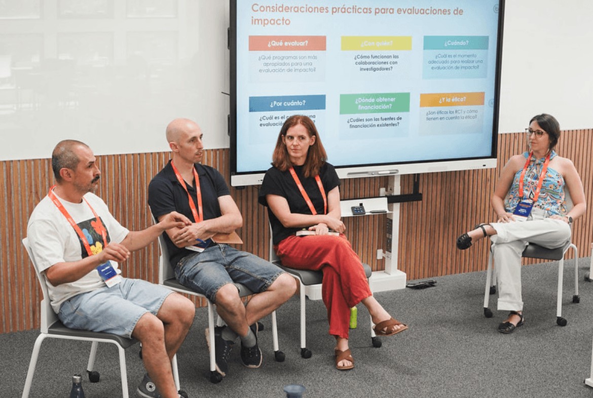 Panel session during the II SPANDE Impact Evaluation Days at CUNEF Universidad